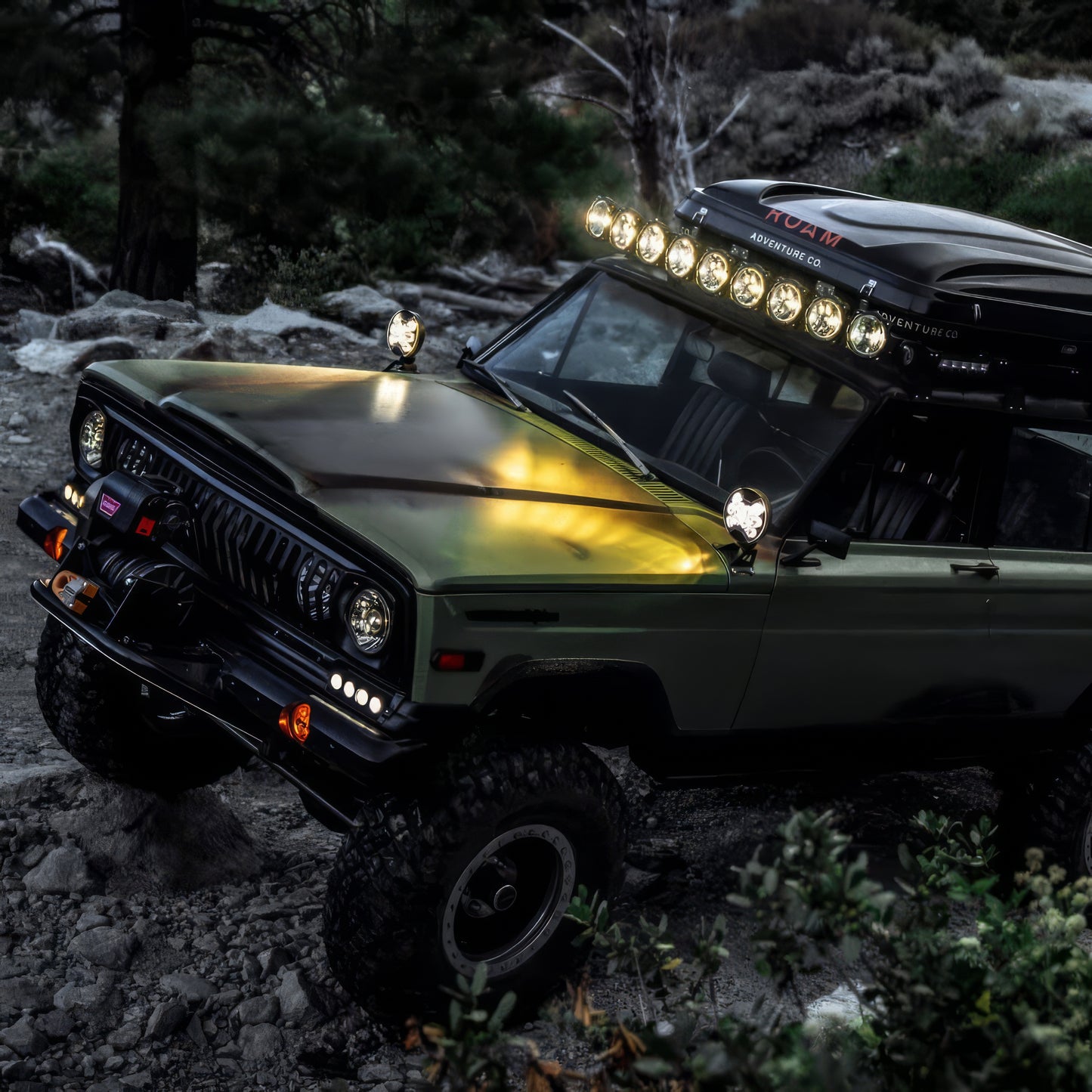 KC HiLiTES KCハイライツ 6インチ スリムライト LED ペア 6" SlimLite LED - 2-Light System - 50W Spot Beam