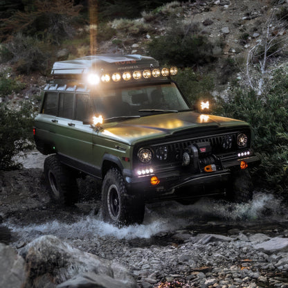 KC HiLiTES KCハイライツ 6インチ スリムライト LED ペア 6" SlimLite LED - 2-Light System - 50W Spot Beam