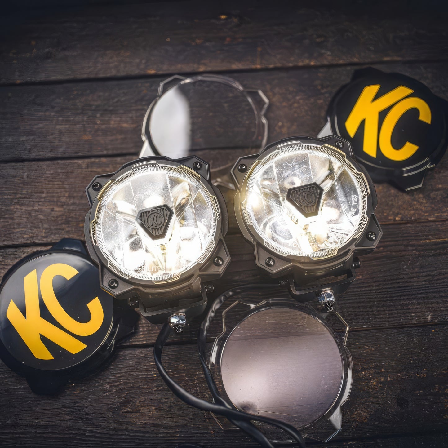 KC HiLiTES KCハイライツ グラビティー タイタン LEDライト ペア Gravity Titan LED Lights - 2-Light System