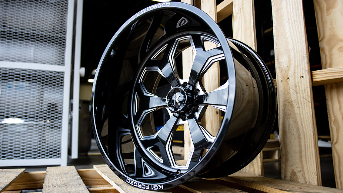 KG1 FORGED ホイール KF008 KNOX | GLOSS BLACK MILLED
