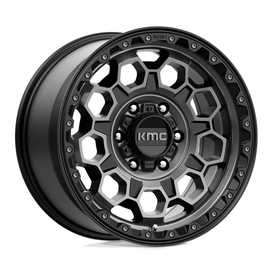 KMC ホイール KM545 TREK | SATIN BLACK W/ GRAY TINT