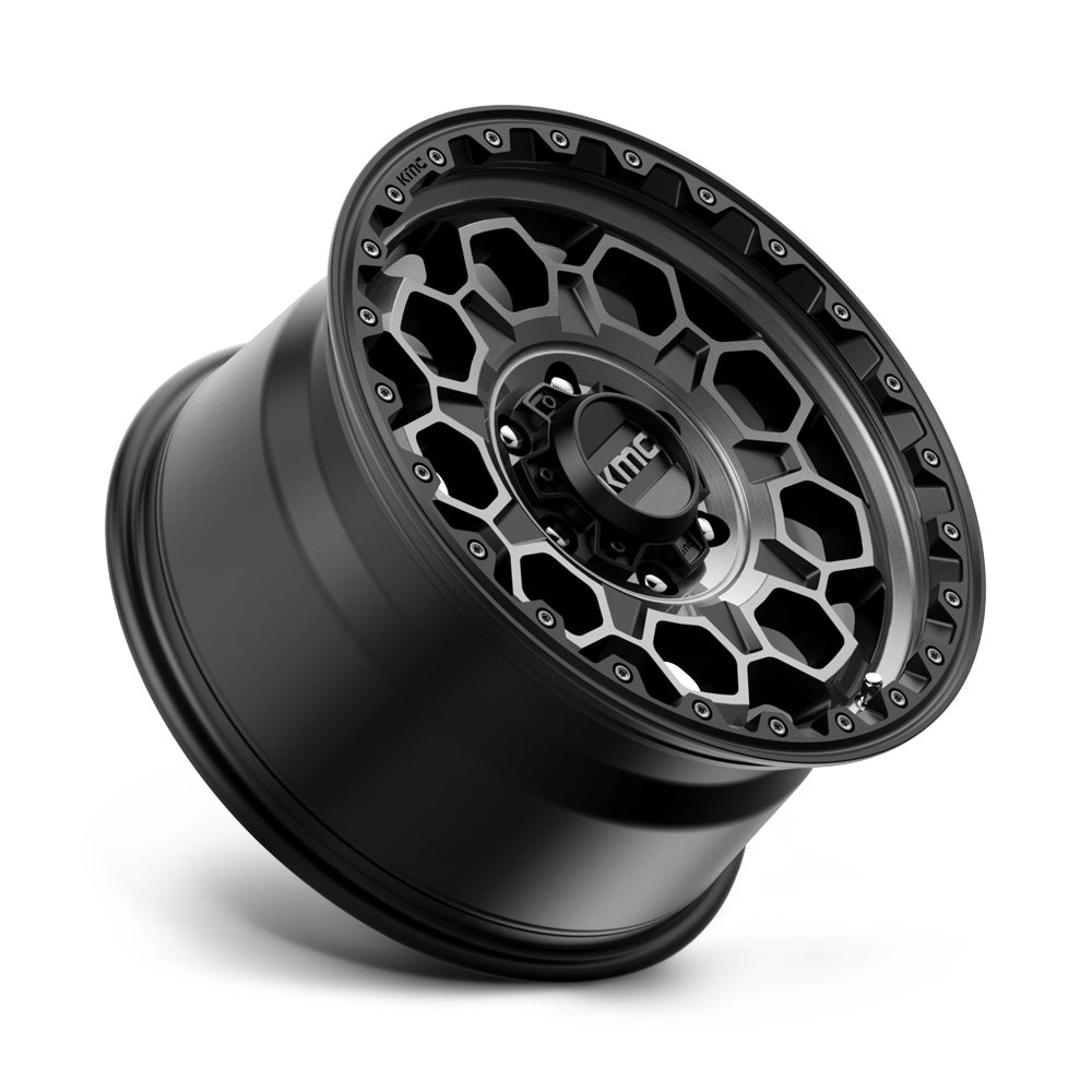 KMC ホイール KM545 TREK | SATIN BLACK W/ GRAY TINT – アメリカン