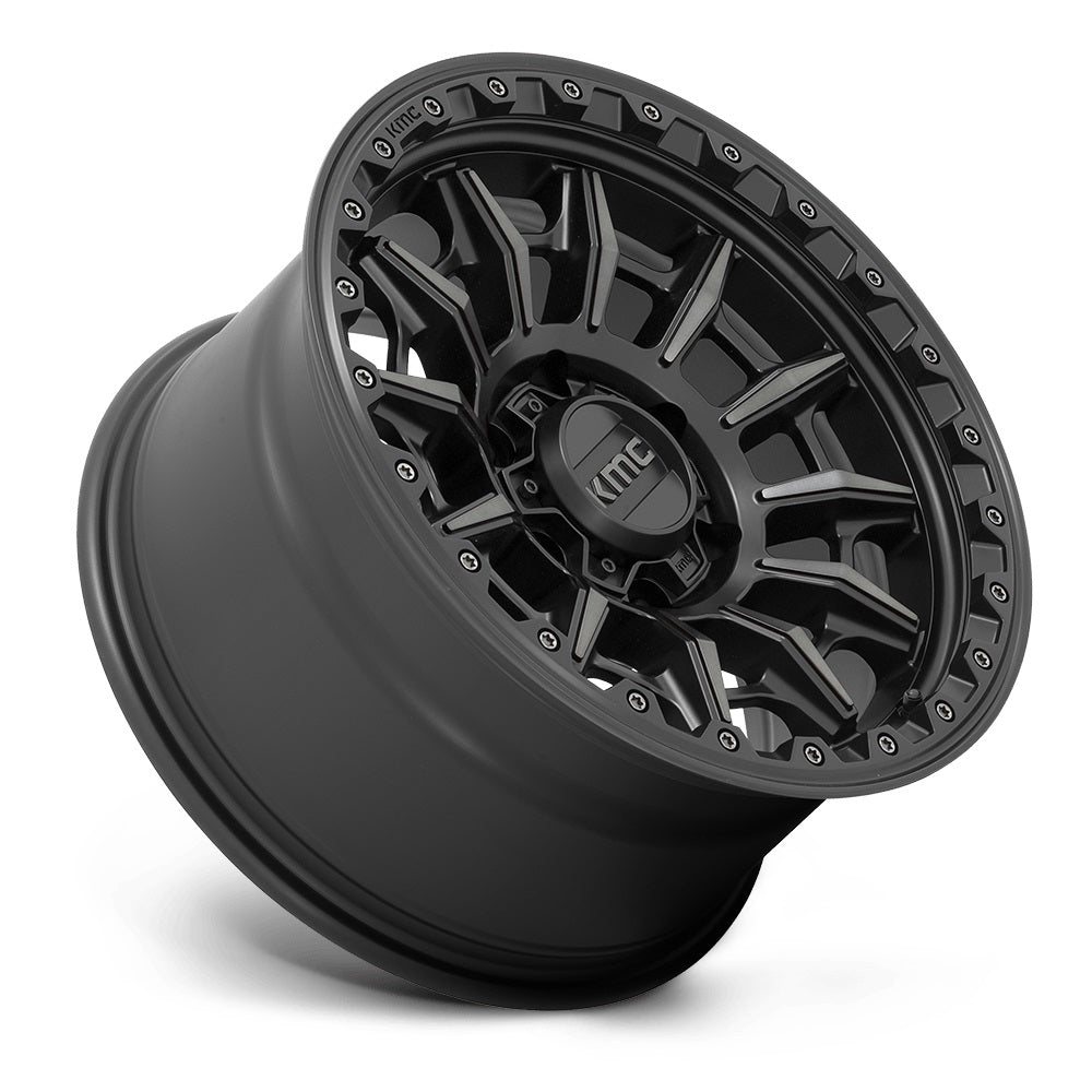 kmc ホイール KM547 CARNAGE | SATIN BLACK W/ GRAY TINT – アメリカン