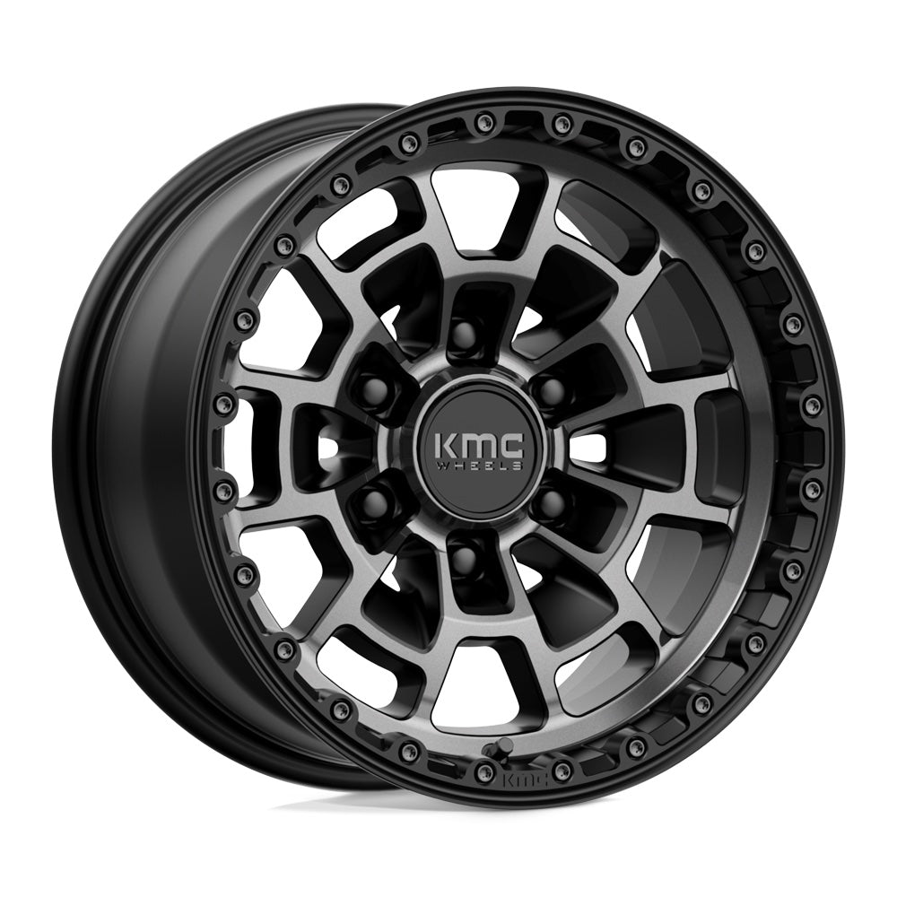 KMC ホイール KM718 SUMMIT | SATIN BLACK W/ GRAY TINT – アメリカン