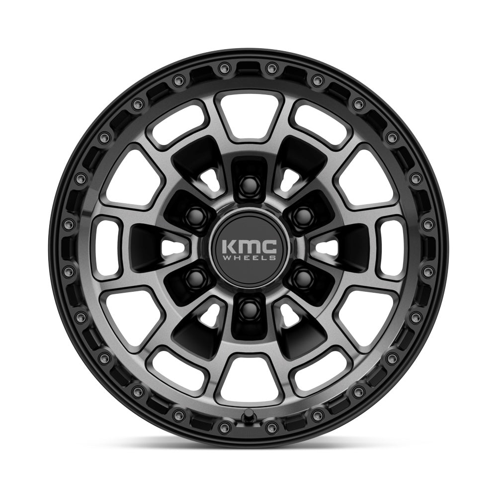 KMC ホイール KM718 SUMMIT | SATIN BLACK W/ GRAY TINT