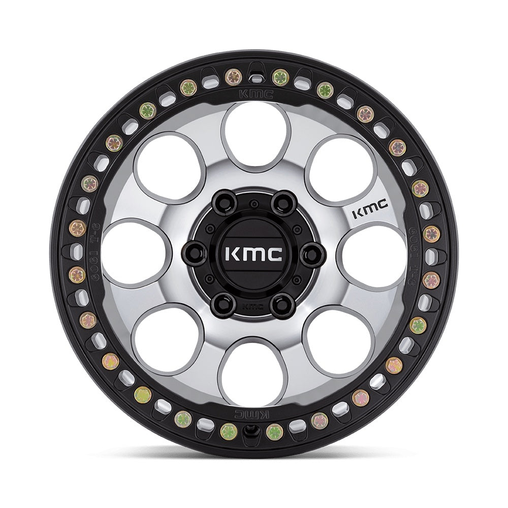 KMC ホイール KM237 RIOT BEADLOCK | MACHINED FACE SATIN BLACK WINDOWS u0026 RING