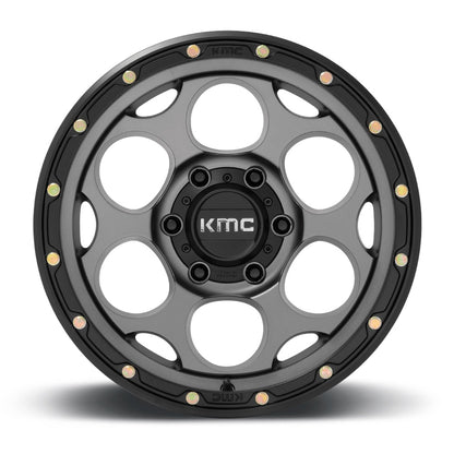 kmc ホイール KM541 DIRTY HARRY | SATIN GRAY W/ BLACK LIP