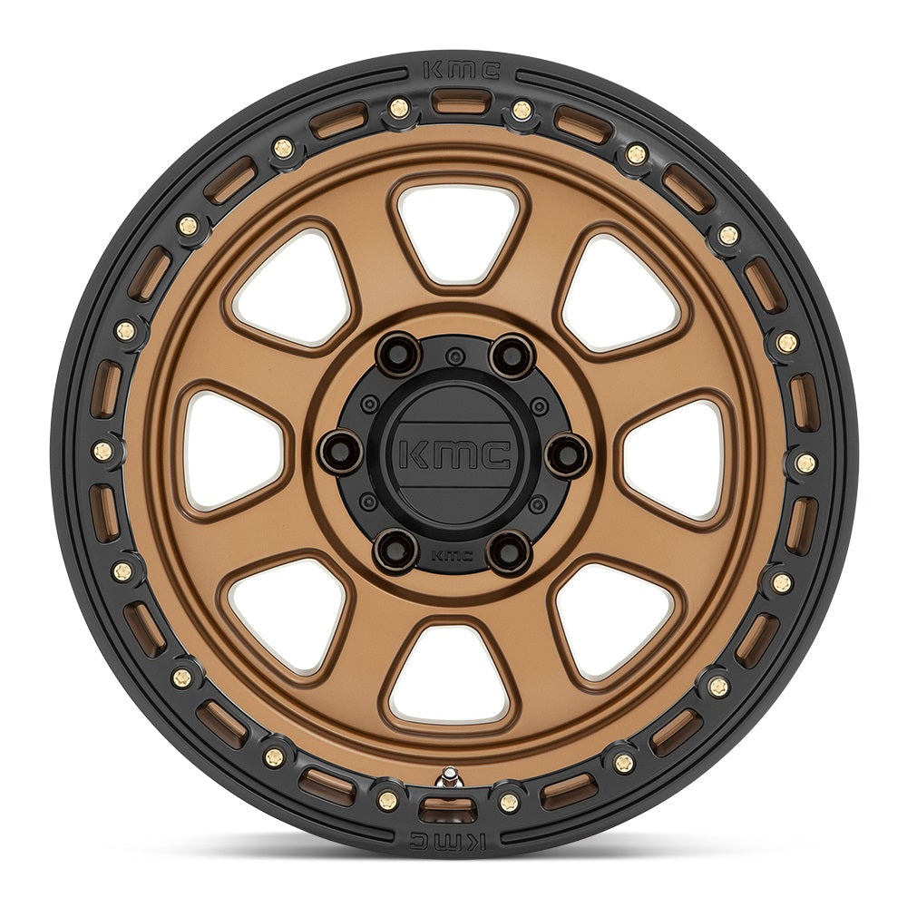 kmc ホイール KM548 CHASE | MATTE BRONZE W/ BLACK LIP