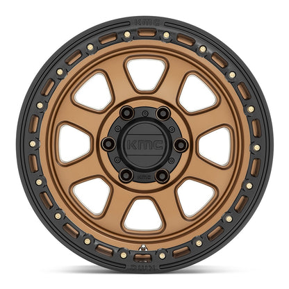 kmc ホイール KM548 CHASE | MATTE BRONZE W/ BLACK LIP