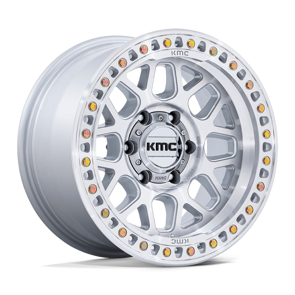 KMC ホイール KM549 GRS | GLOSS SILVER W/ MACHINED FACE