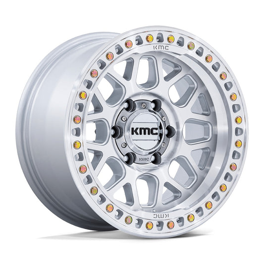 KMC ホイール KM549 GRS | GLOSS SILVER W/ MACHINED FACE