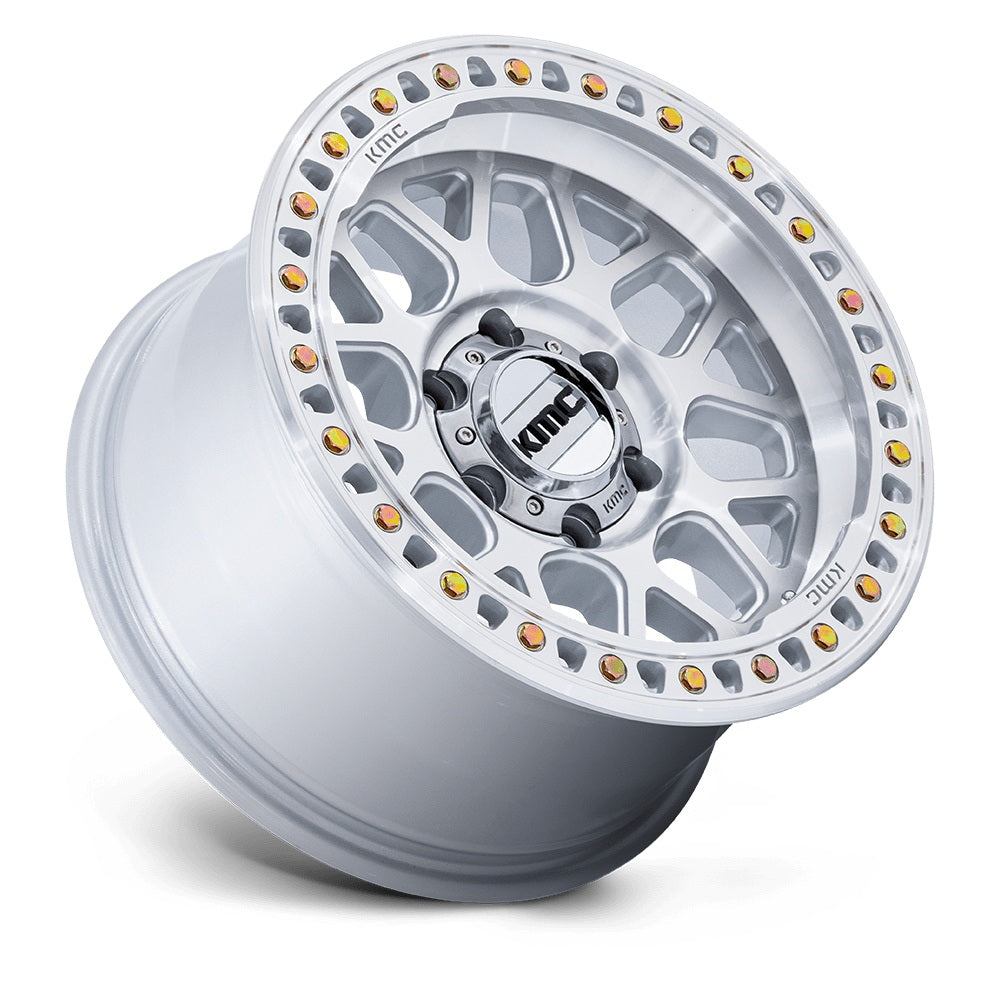 KMC ホイール KM549 GRS | GLOSS SILVER W/ MACHINED FACE