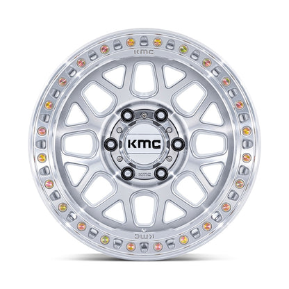 KMC ホイール KM549 GRS | GLOSS SILVER W/ MACHINED FACE