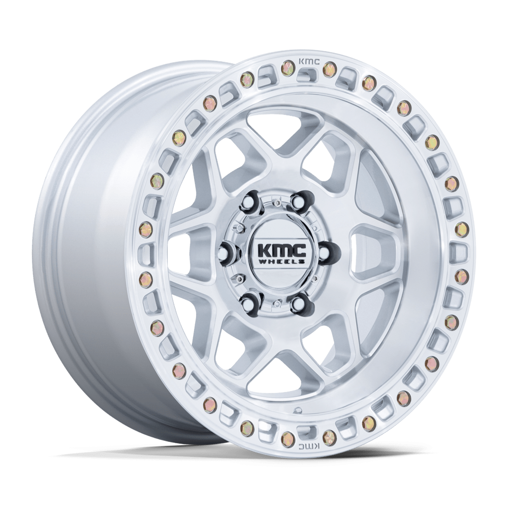 KMC ホイール KM553 TORX | GLOSS SILVER W/ MACHINED FACE
