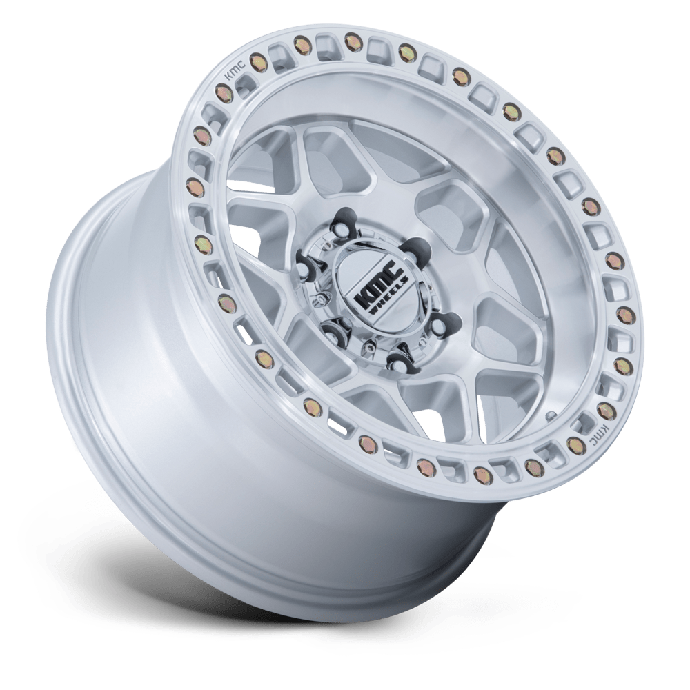 KMC ホイール KM553 TORX | GLOSS SILVER W/ MACHINED FACE