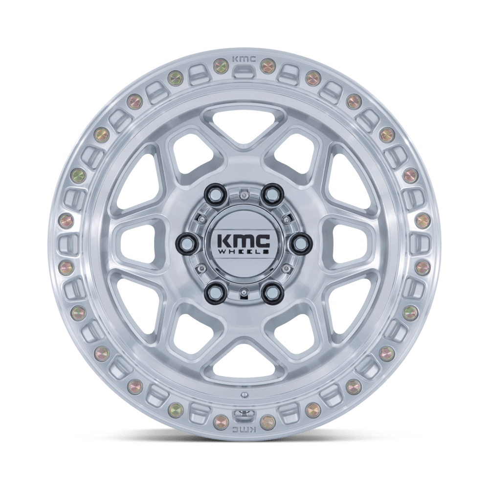 KMC ホイール KM553 TORX | GLOSS SILVER W/ MACHINED FACE