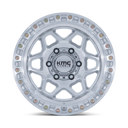 KMC ホイール KM553 TORX | GLOSS SILVER W/ MACHINED FACE
