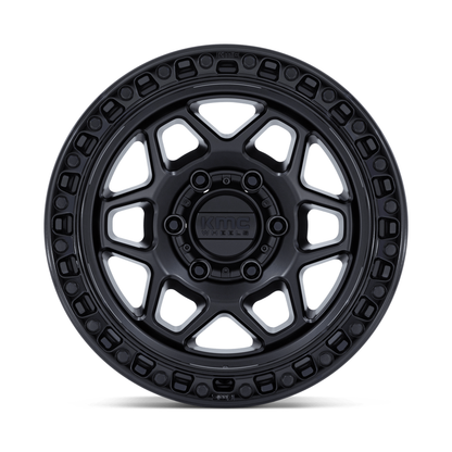 KMC ホイール KM553 TORX | MATTE BLACK W/ GLOSS BLACK LIP