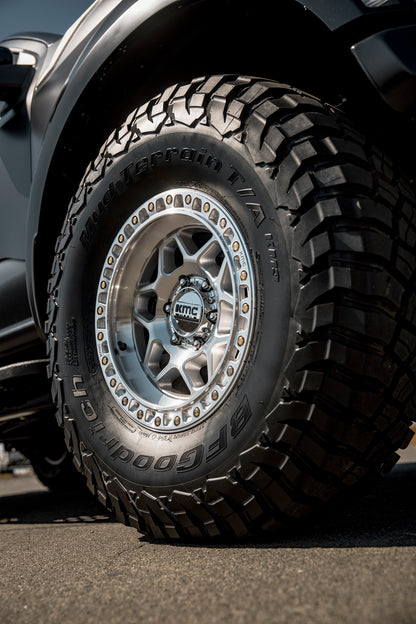 KMC ホイール KM553 TORX | GLOSS SILVER W/ MACHINED FACE