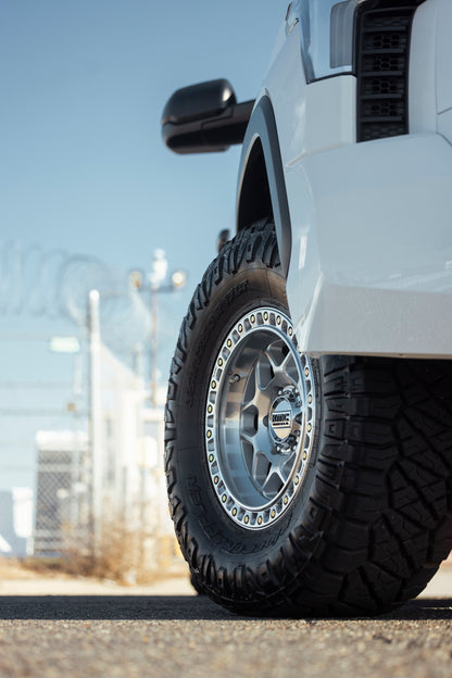 KMC ホイール KM553 TORX | GLOSS SILVER W/ MACHINED FACE