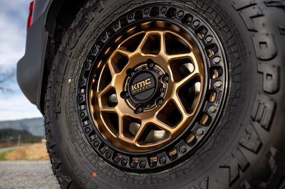 KMC ホイール KM553 TORX | MATTE BRONZE W GLOSS BLACK LIP
