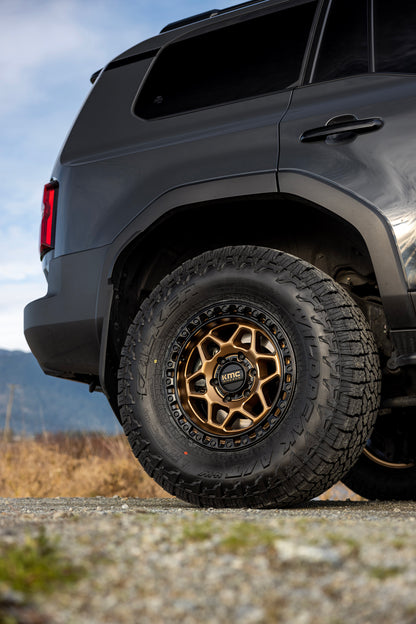 KMC ホイール KM553 TORX | MATTE BRONZE W GLOSS BLACK LIP