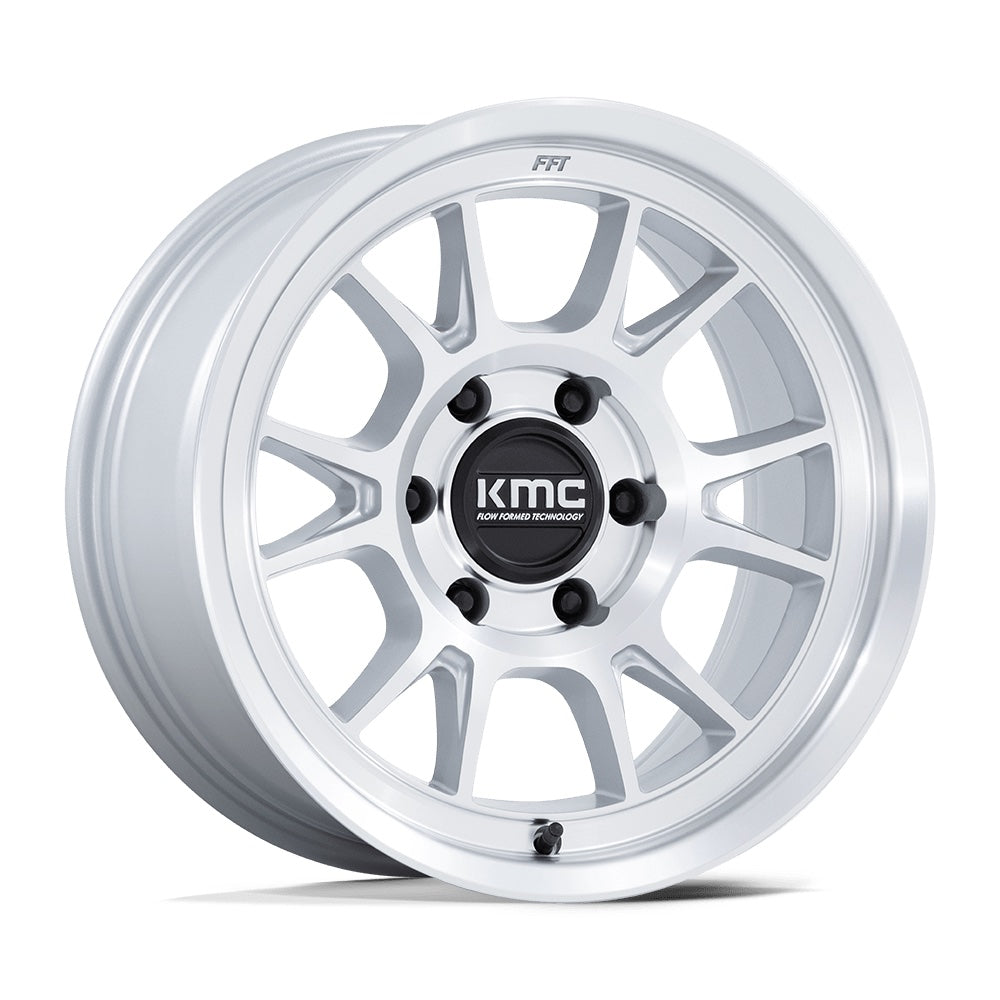 KMC ホイール KM729 RANGE | GLOSS SILVER W/ MACHINED FACE