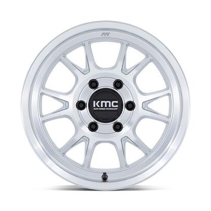 KMC ホイール KM729 RANGE | GLOSS SILVER W/ MACHINED FACE