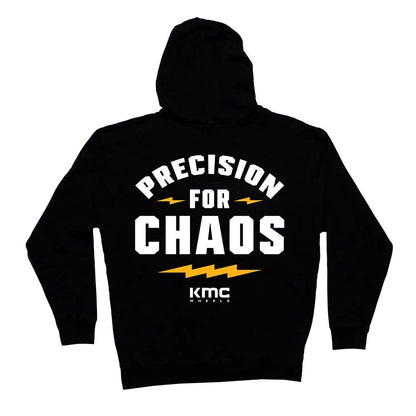 KMC「PRECISION FOR CHAOS」プルオーバーフーディー