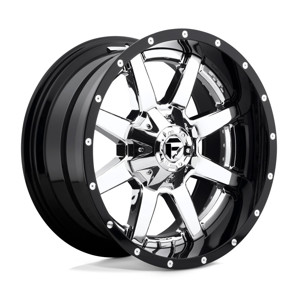 Fuel Off Road フューエルオフロード ホイール D260 MAVERICK | CHROME PLATED GLOSS BLACK LIP