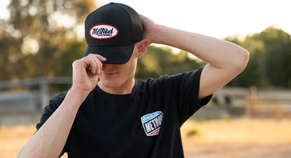 Method Race Wheels Mechanic Curve Bill Trucker Hat Snapback Black