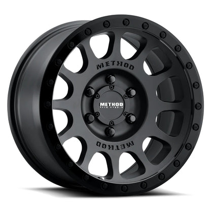 Method Race Wheels メソッド ホイール 305 NV | MATTE BLACK - GLOSS BLACK LIP