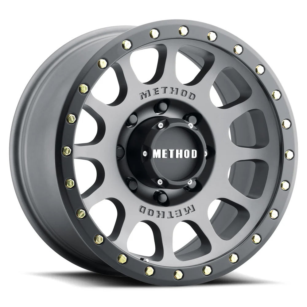 Method Race Wheels メソッド ホイール 305 NV | TITANIUM - MATTE BLACK LIP ...