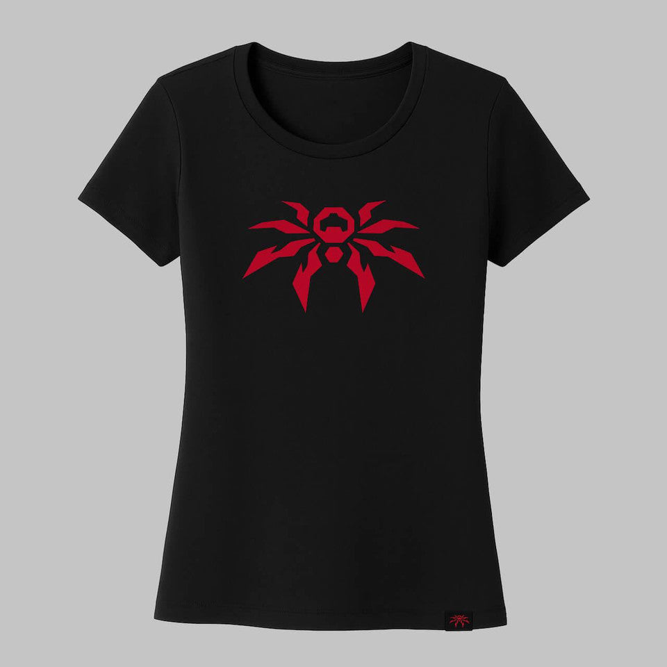 Poison Spyder ICON レディース 半袖 Tシャツ (ブラック)