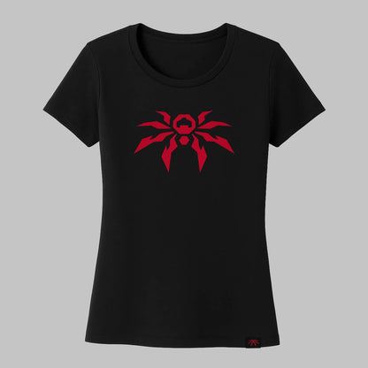 Poison Spyder ICON レディース 半袖 Tシャツ (ブラック)