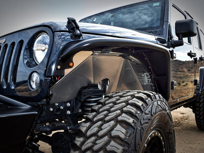 Poison Spyder フロント インナーフェンダー アルミ素地 (JK)