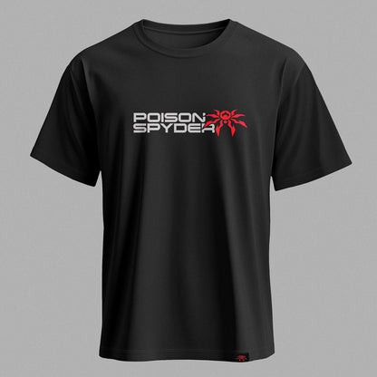 Poison Spyder STACKED メンズ 半袖 Tシャツ (ブラック)