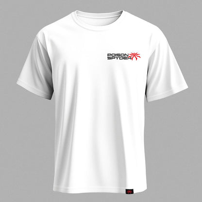 Poison Spyder STACKED メンズ 半袖 Tシャツ (ホワイト)