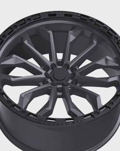 TIS Offroad Wheels TIS オフロード ホイール 556AB | SATIN ANTHRACITE WITH BLACK RING