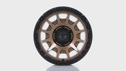 Fuel Off Road フューエルオフロード ホイール FC884 FORTRESS | MATTE BRONZE W GLOSS BLACK LIP
