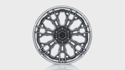 Fuel Off Road フューエルオフロード ホイール FC409 HIVE | GLOSS GUNMETAL W/ CHROME LIP