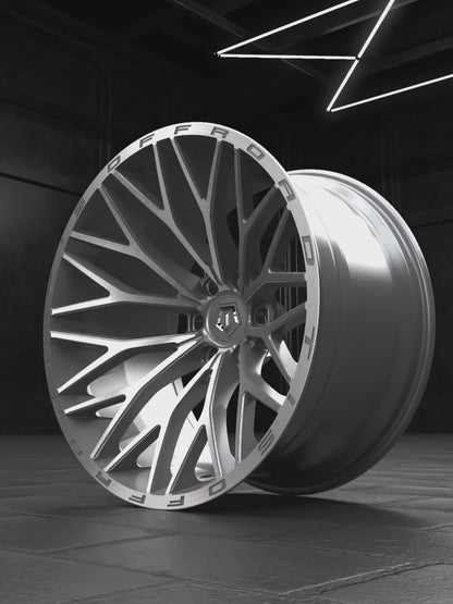 TIS Offroad Wheels TIS オフロード ホイール 566BSM | GLOSS SILVER WITH BRUSHED FACE AND LIP