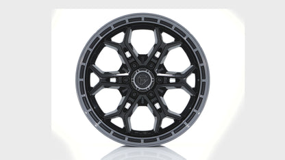 Fuel Off Road フューエルオフロード ホイール FC896 HEATHEN | GLOSS BLACK GLOSS GUNMETAL LIP