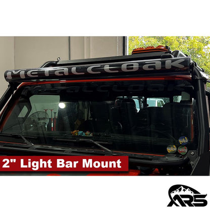 Adventure Rack Systems ライトバー用ビレットアルミマウント 2インチ チューブ対応