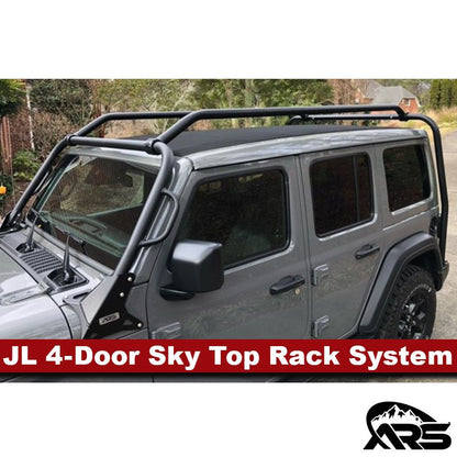 Adventure Rack Systems 4-Door Rocklander Sky One-Touch Top Rack System JL Wrangler