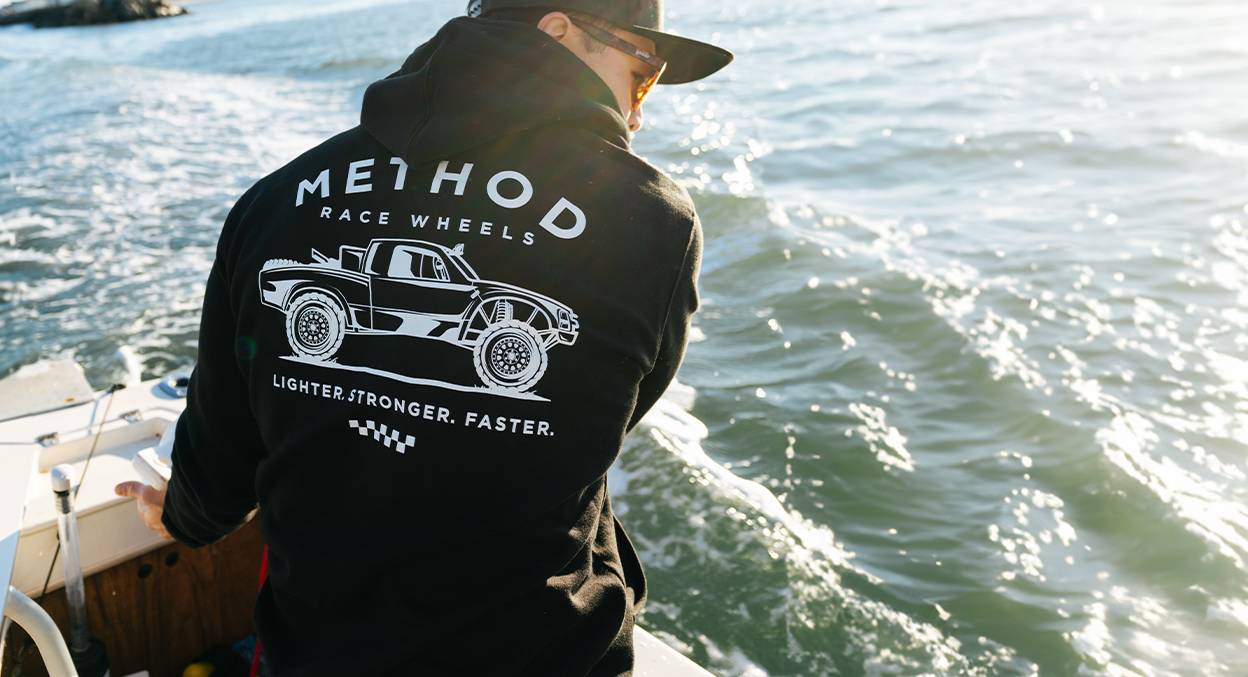 Method メソッド Race Truck Hoodie Pullover Black