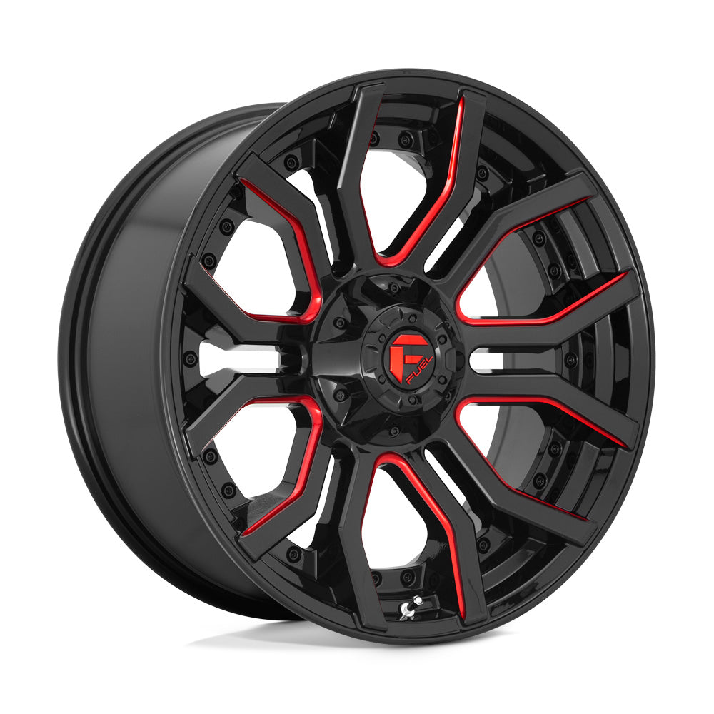 Fuel Off Road フューエルオフロード ホイール D712 RAGE | GLOSS BLACK RED TINTED CLEAR