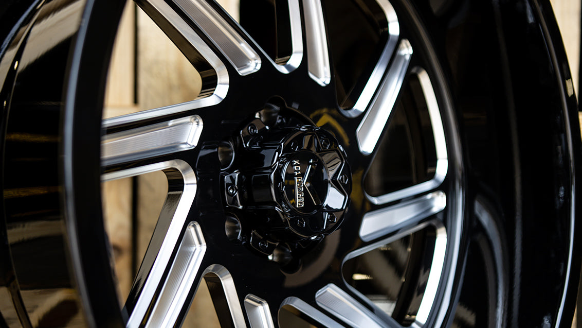 KG1 FORGED ホイール KF011 SPOOL | GLOSS BLACK MILLED