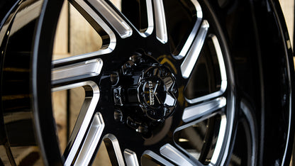 KG1 FORGED ホイール KF011 SPOOL | GLOSS BLACK MILLED