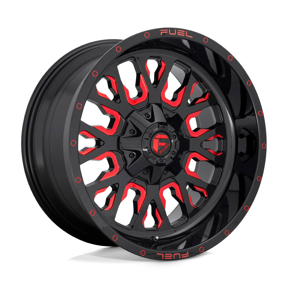 Fuel Off Road フューエルオフロード ホイール D612 STROKE | GLOSS BLACK RED TINTED CLEAR